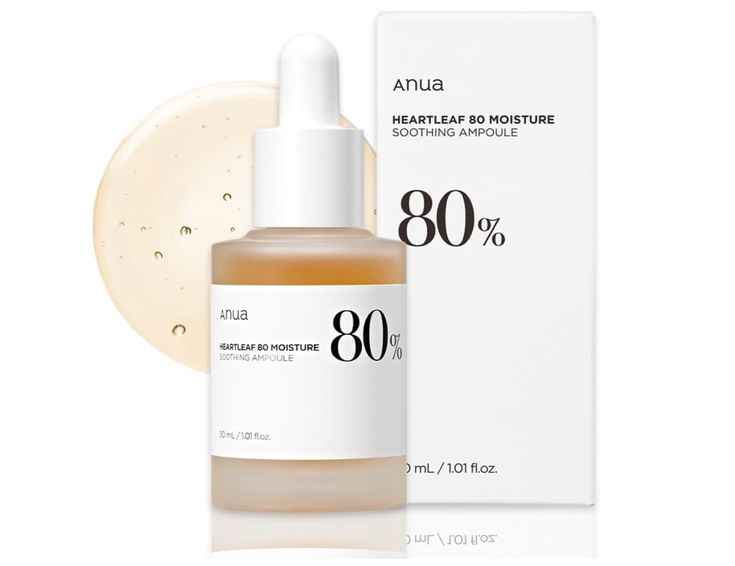 Anua Heartleaf 80% Moisture Soothing Ampoule