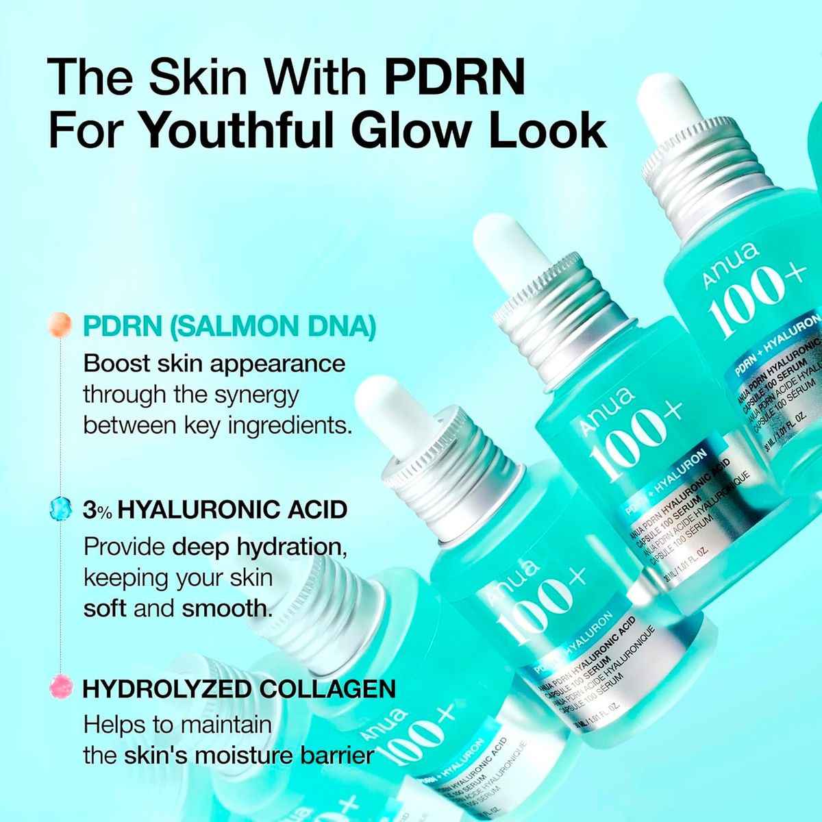 Anua PDRN+Hyaluron Capsule 100 Serum 30ml