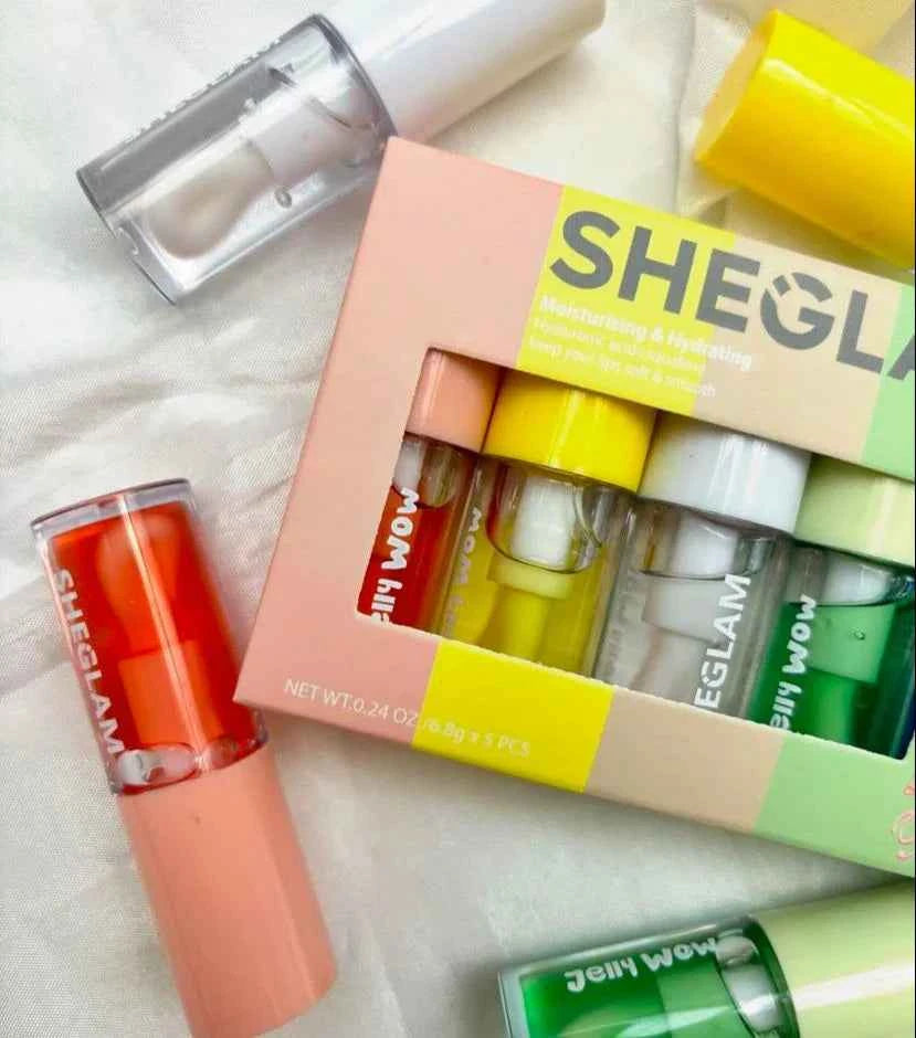 Sheglam Jelly Wow Hydrating Lip Oil – (Full Bundle Pack )