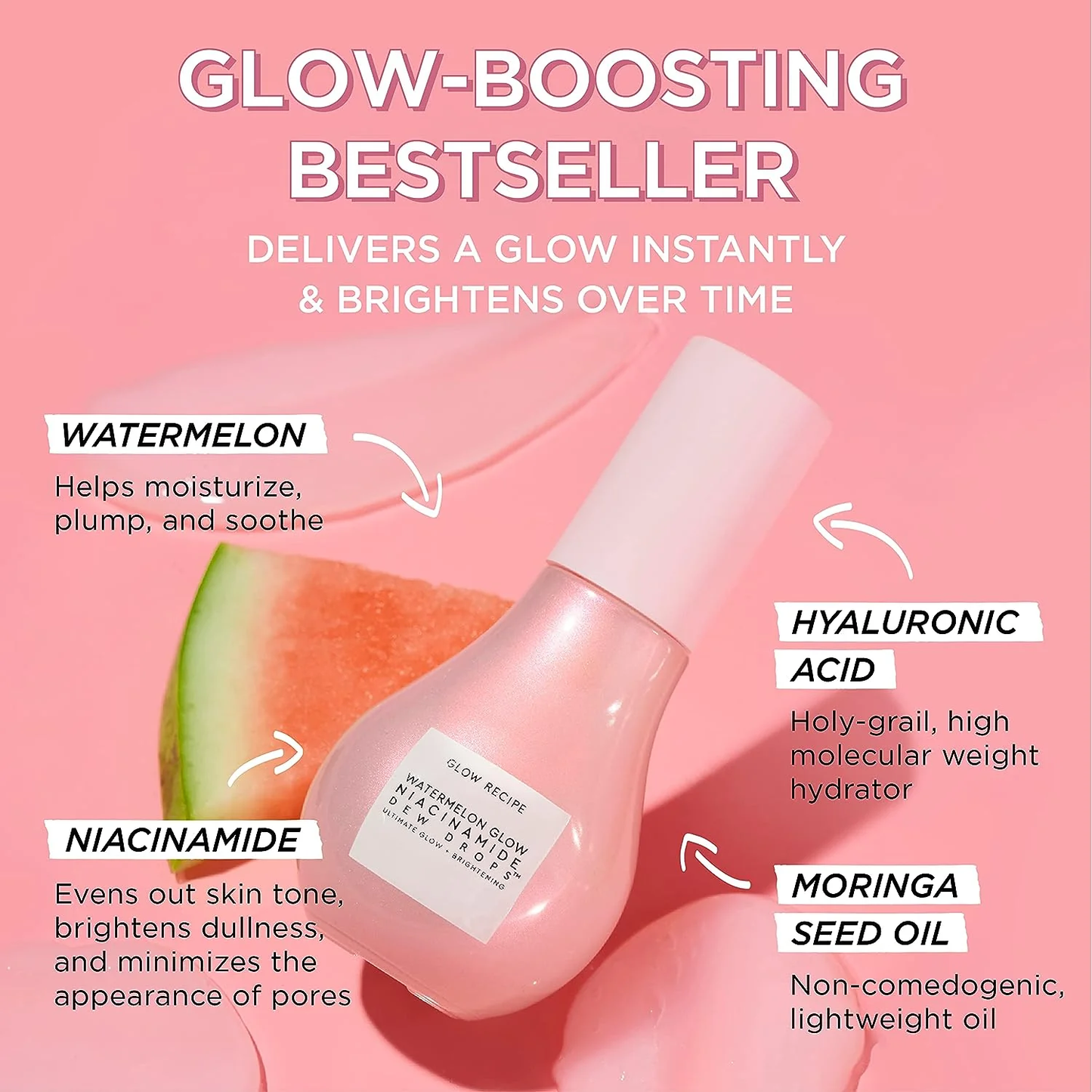 Glow Recipe Watermelon Glow Niacinamide Dew Drops - 15ml - EVA BEAUTY