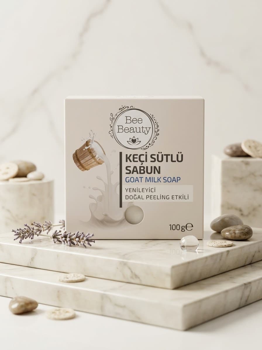 Savon Naturel au Lait de Chèvre Bee Beauty (100 g)