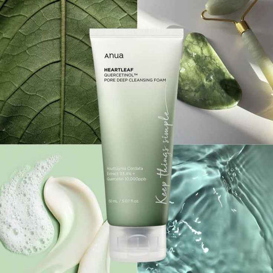 ANUA - HEARTLEAF QUERCETINOL PORE DEEP FOAM CLEANSER
