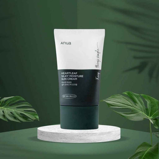 Anua - Heartleaf Silky Moisture Sun Cream SPF 50+ PA++++ 50ml