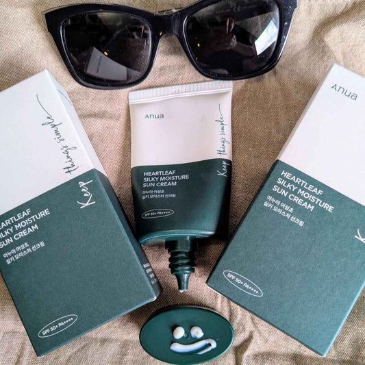 Anua - Heartleaf Silky Moisture Sun Cream SPF 50+ PA++++ 50ml