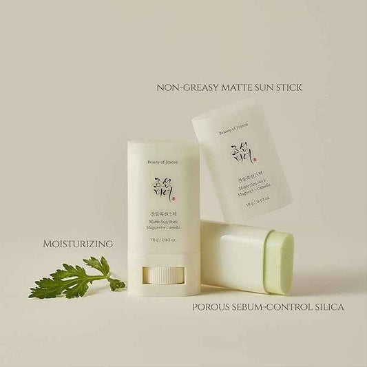 BEAUTY OF JOSEON Matte sun stick Mugwort + Camilia (SPF 50+ PA++++)