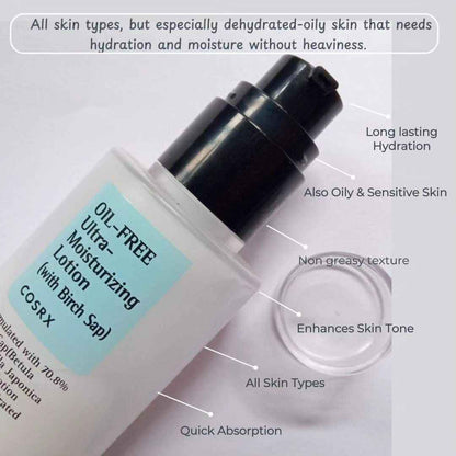 COSRX - Oil-Free Ultra-Moisturizing Lotion with Birch Sap 100 mL