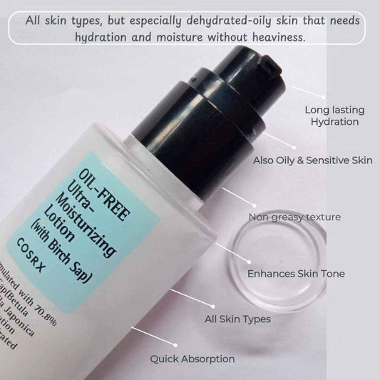 COSRX - Oil-Free Ultra-Moisturizing Lotion with Birch Sap 100 mL