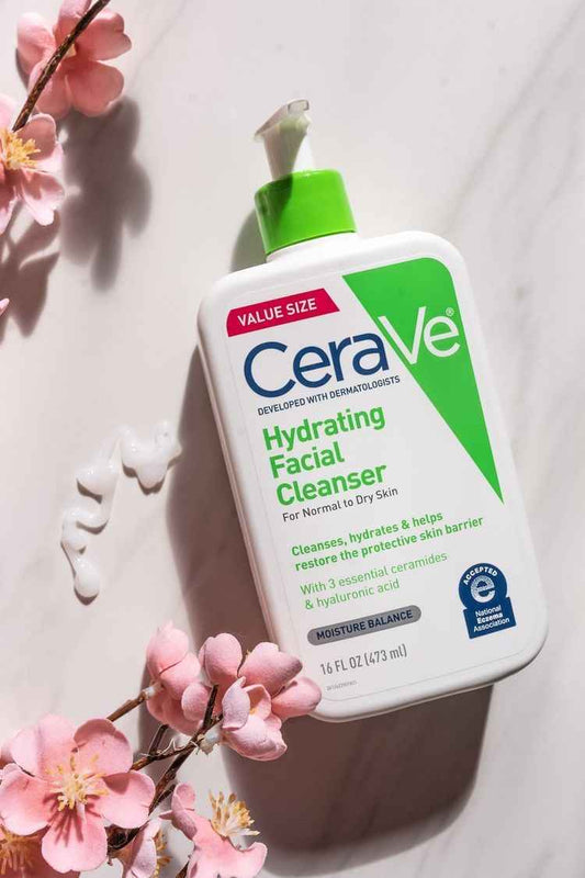 Cerave Hydrating Facial Cleanser 473mL (Big Size)