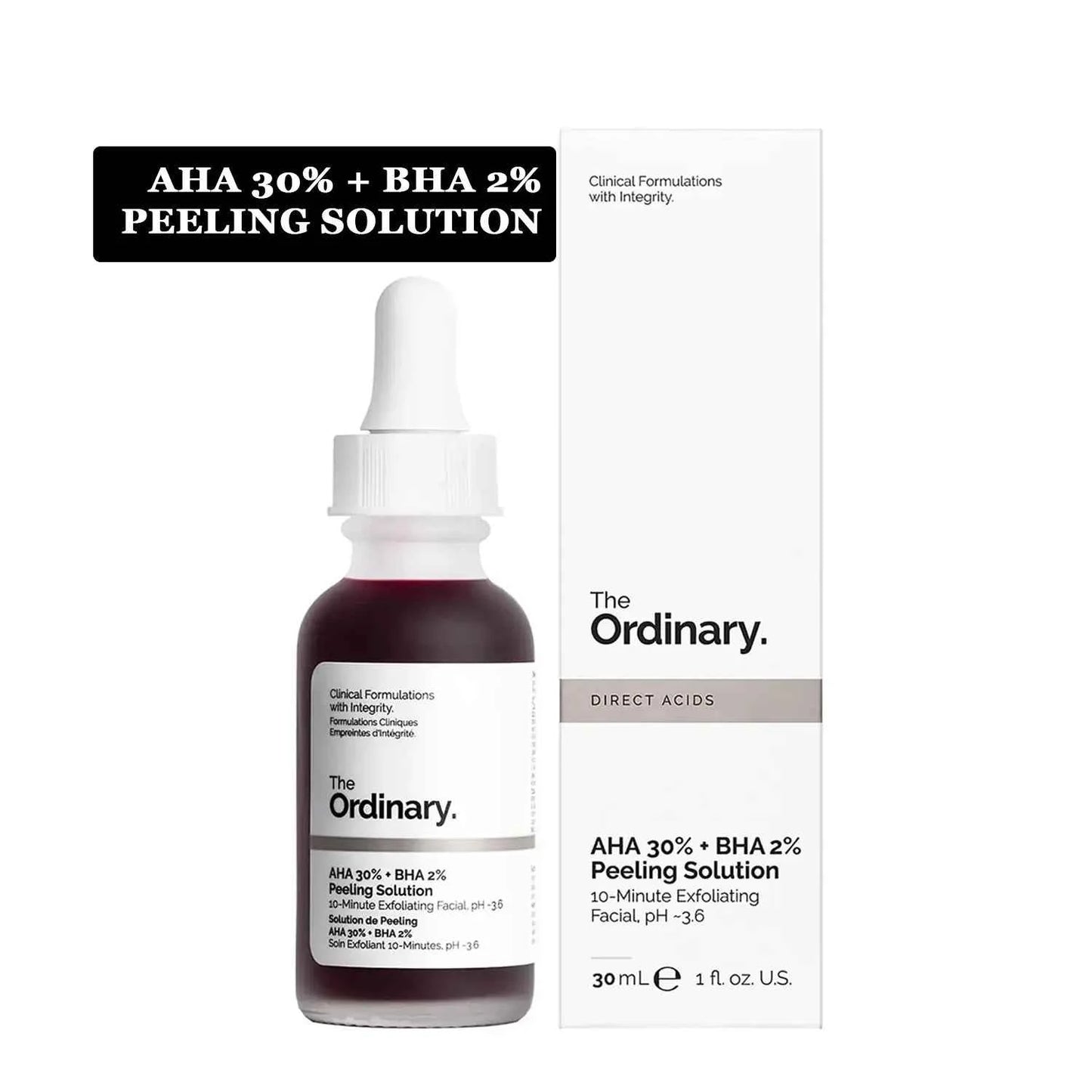 The Ordinary - Aha 30% + Bha 2% Peeling Solution
