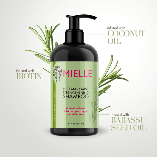 Mielle Rosemary Mint Strengthening (Shampoo) 355ML - EVA BEAUTY