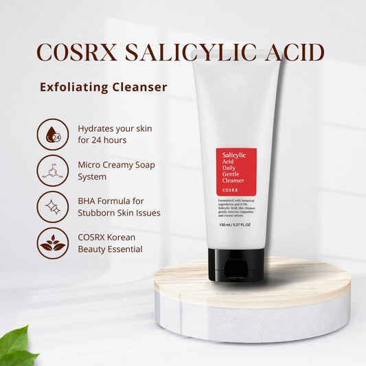 Cosrx Salicylic ClearSkin Daily Wash - EVA BEAUTY