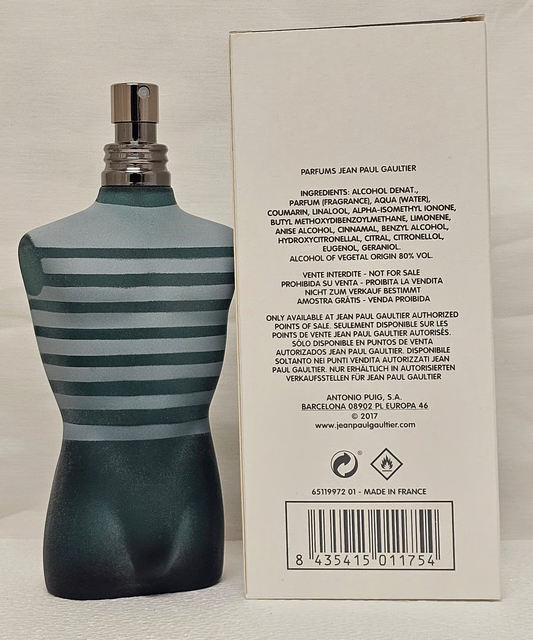 Jean Paul Gaultier Le Male 125ml EDT – Men’s Fragrance-Original Tester